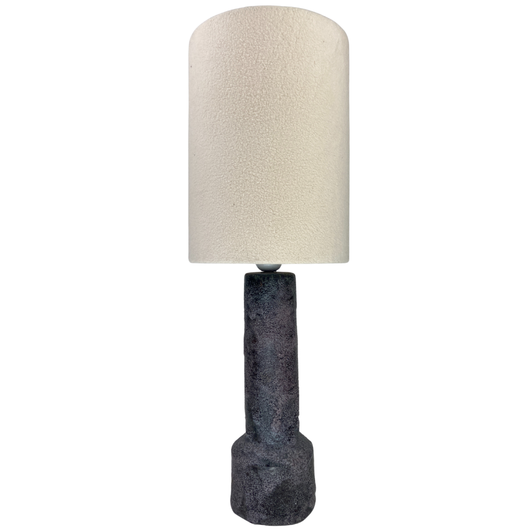 Dutch ceramic fat lave table lamp by Pieter Groeneveld, 1960s