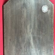 Mirror countryside wood and moulded stucco painted with gold garlands - 50 x 37 cm