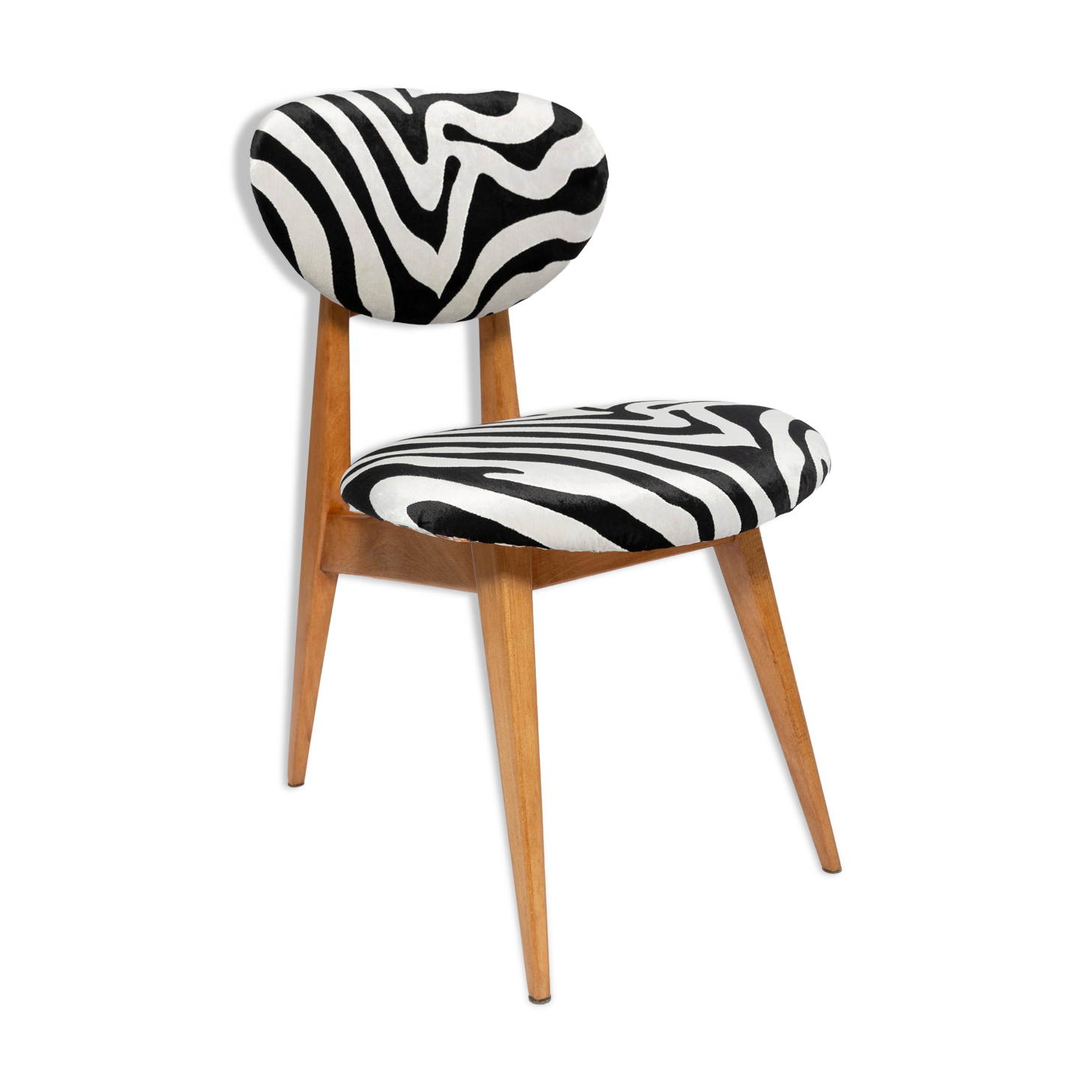 Mid-century zebra chair type 200/128 by Juliusz Kedziorek, Europe, 1960s