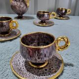 Complete coffee and tea set by Marius Gugie Vallauris Vintage