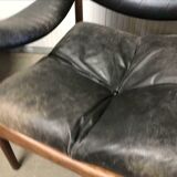 set of 2 vintage chairs/armchairs/one-seater