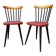 2 chaises Baumann vintage 1950