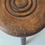 Wood tripod stool
