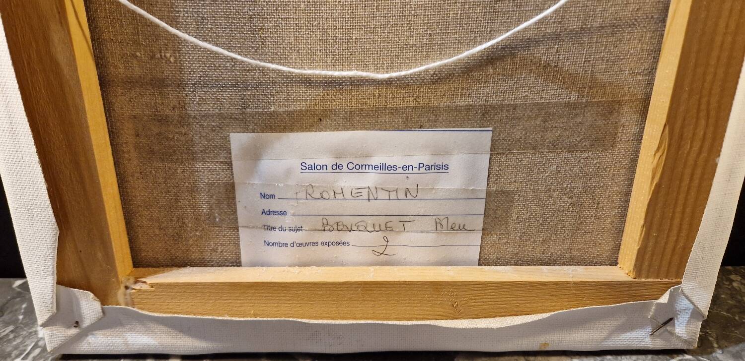 Still life blue bouquet