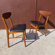 4 chaises Farstrup scandinave