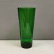 Large vintage vase in green glass.