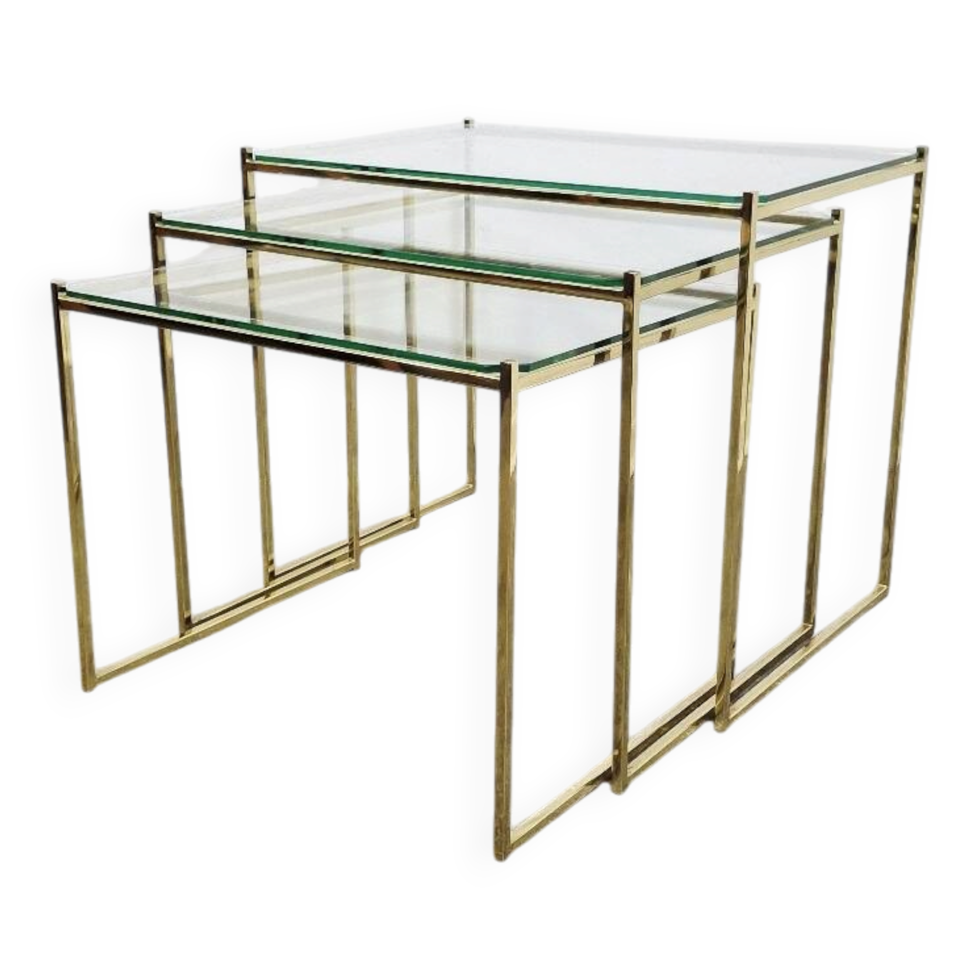 70s Regency Nesting Tables (Set of 3)