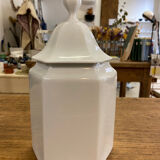 Hexagonal white porcelain box