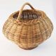Grand panier amphore rotin