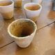 Lot de 10 pots en terre cuite circa 1930 graineterie