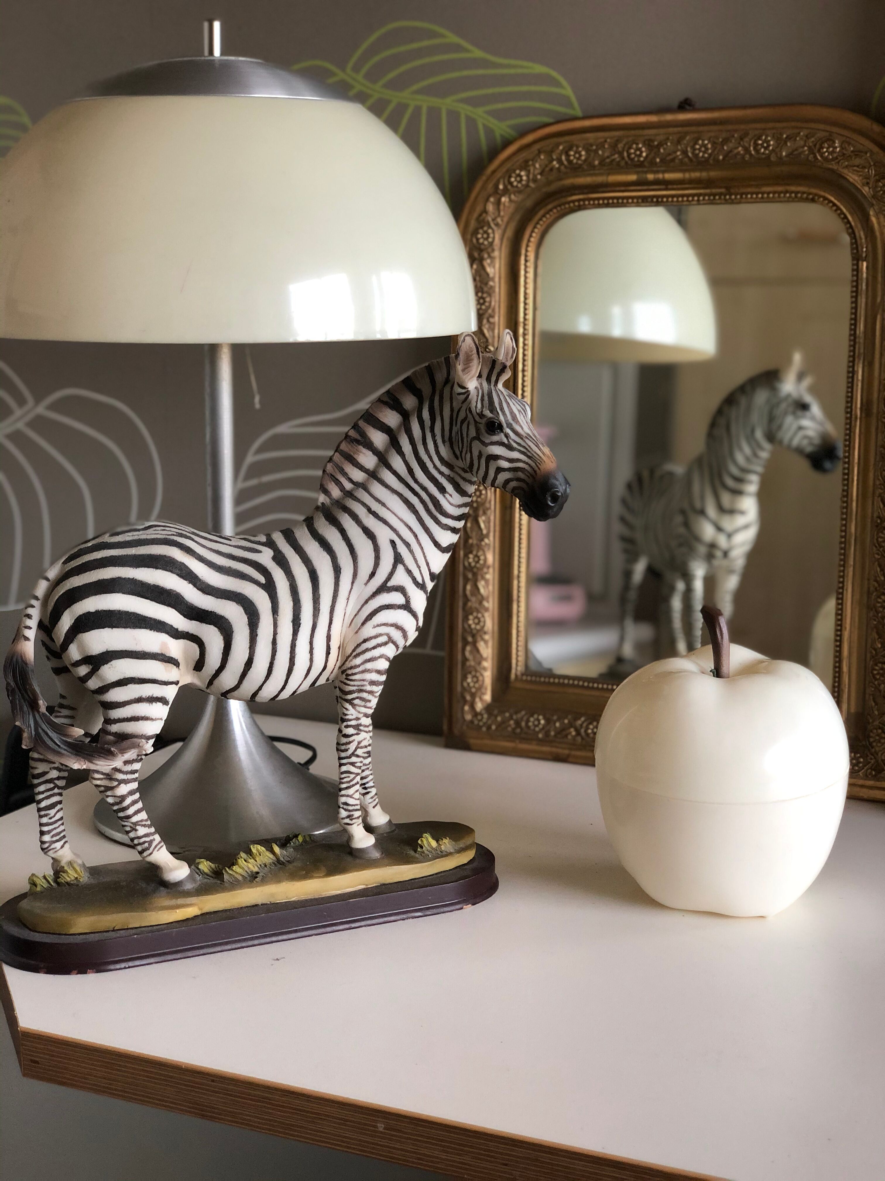 Philippe Louis mirror in gilded stucco