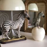 Philippe Louis mirror in gilded stucco