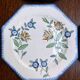 Set of 4 antique Longwy starter or dessert plates.