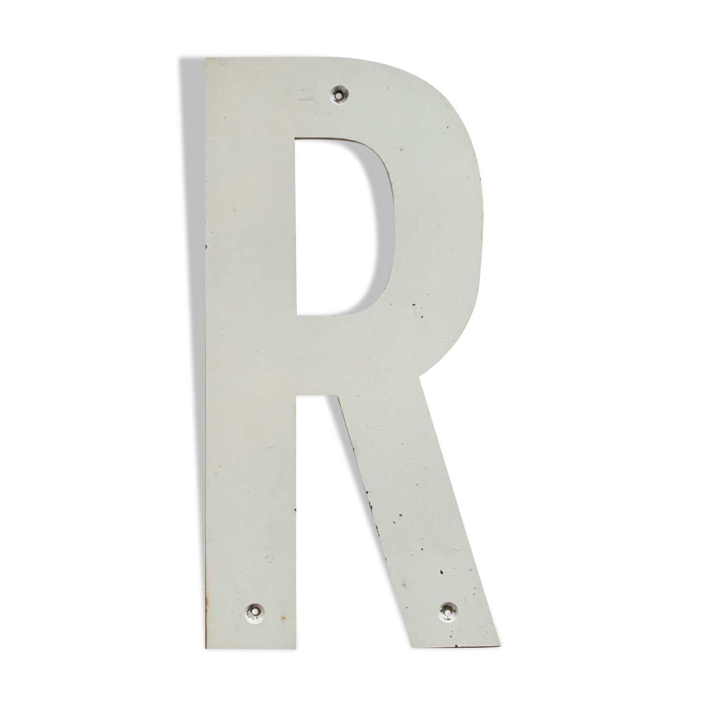 Old sign letter R / 27cm