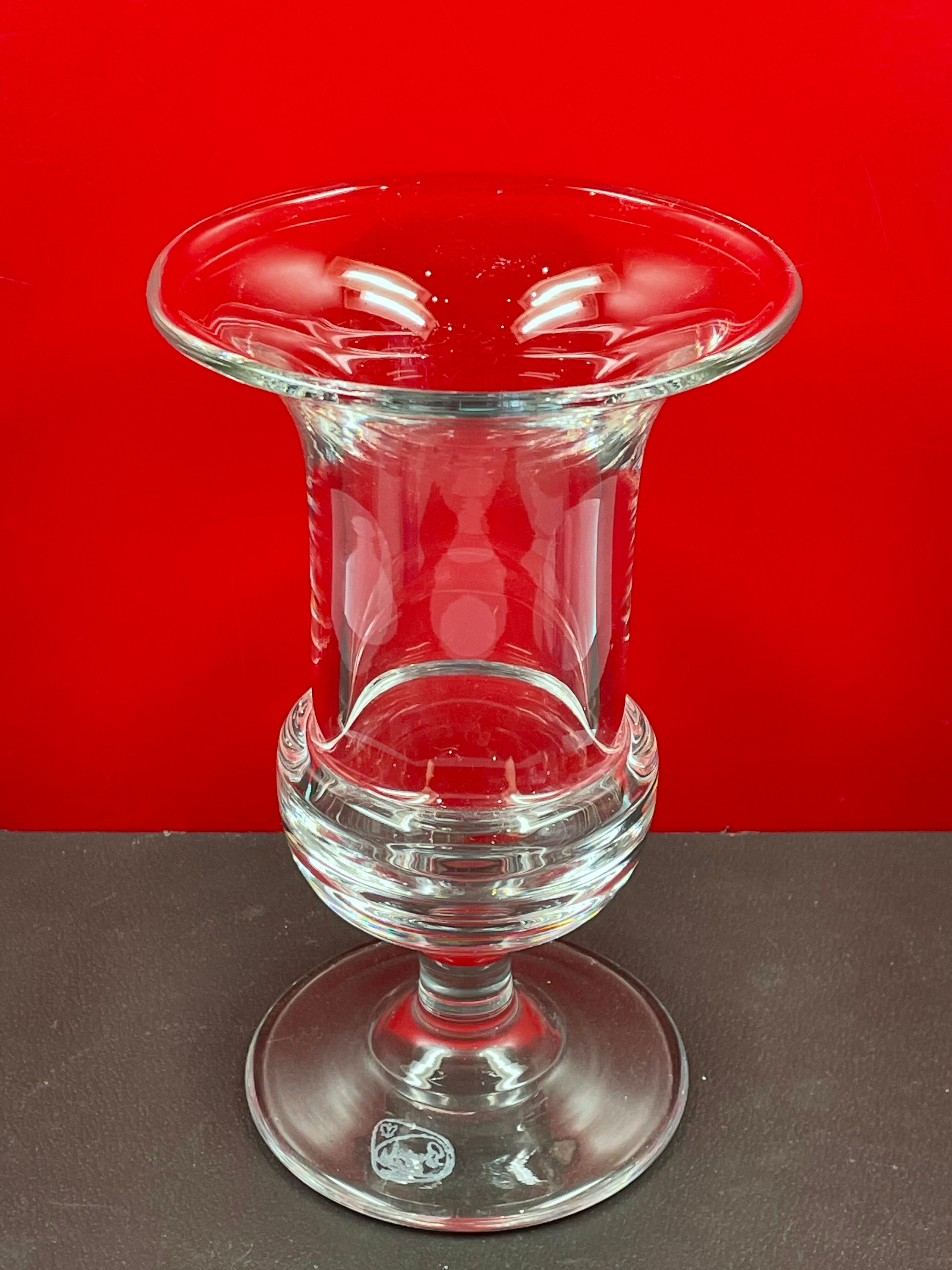Cristal de bayel medici vase in cut crystal - h : 21 cm