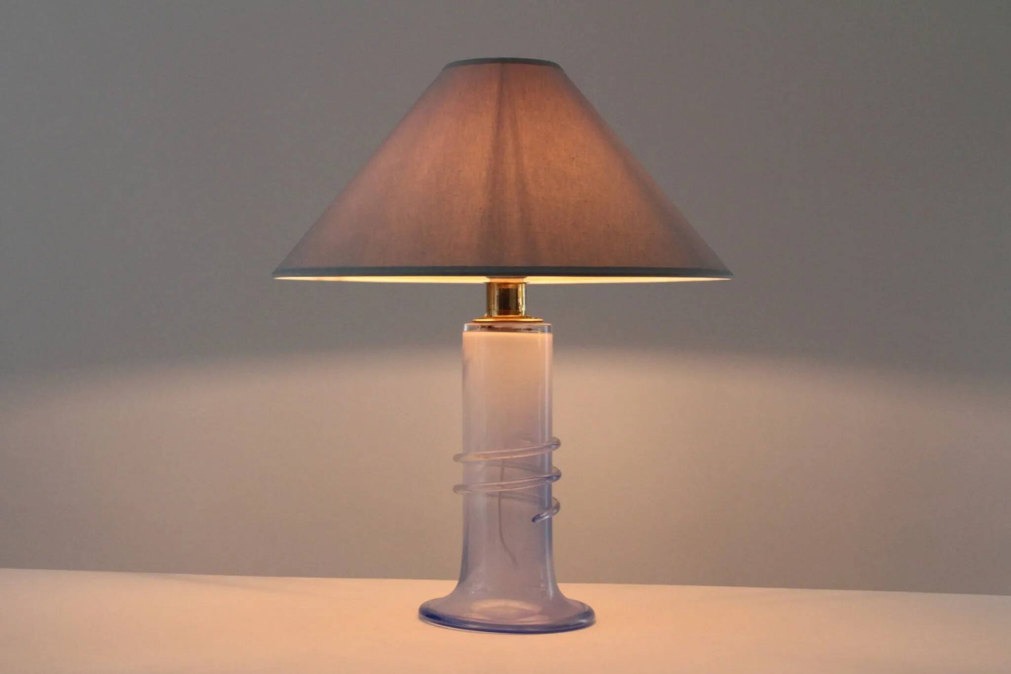 Studio Crystal Table Lamp by Hannelore Dreutler / Studio Åhus for Ateljé Lyktan, Sweden, 1983