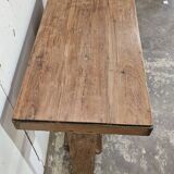 Old Art Deco teak desk