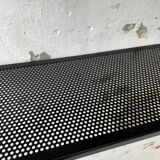 Black metal string shelf