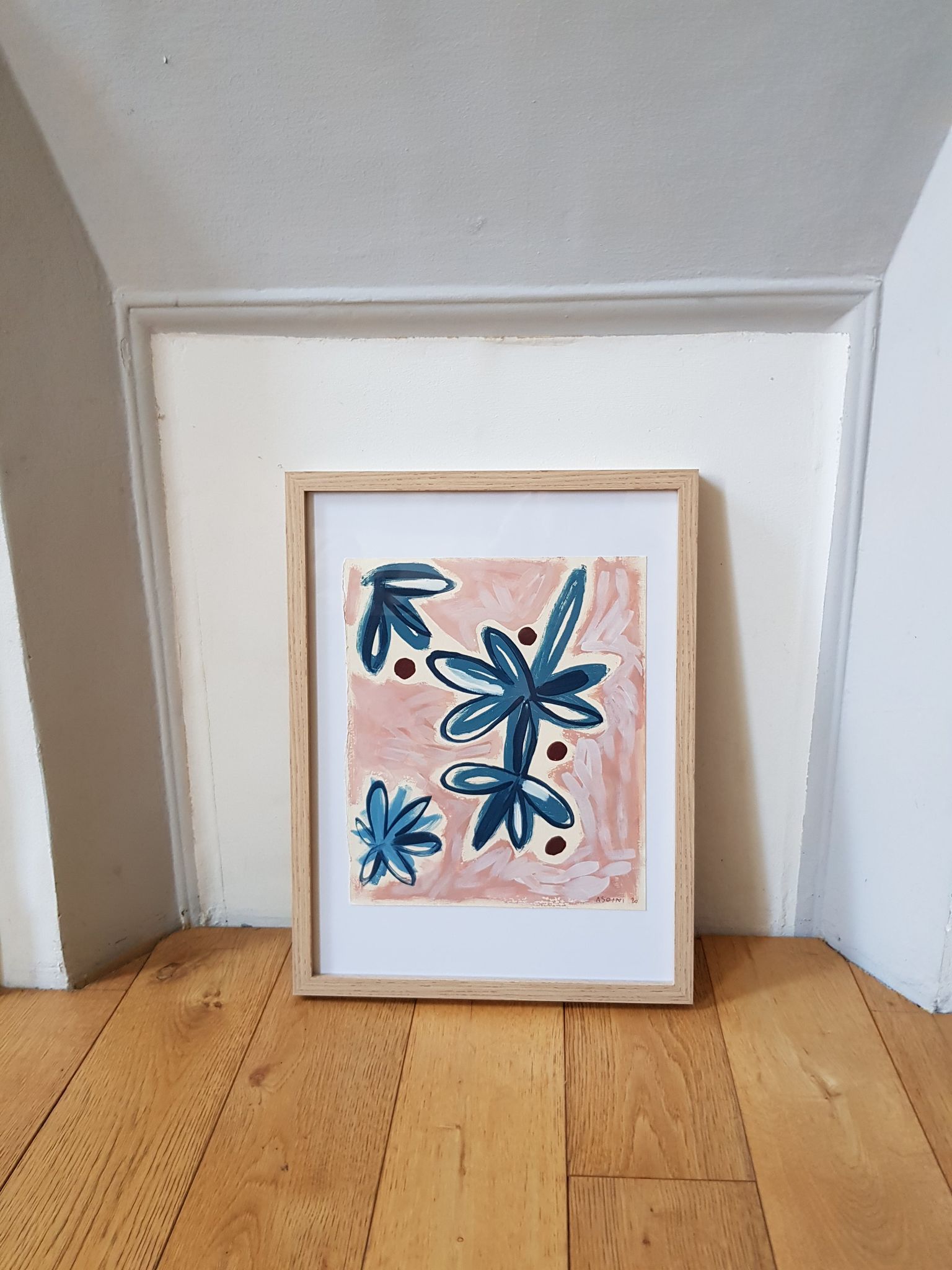 Les plantes imaginaires I - Peinture par Laura Asoini