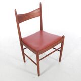 Set of 6 Scandinavian teak chairs