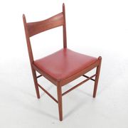 Suite de 6 chaises scandinaves en teak