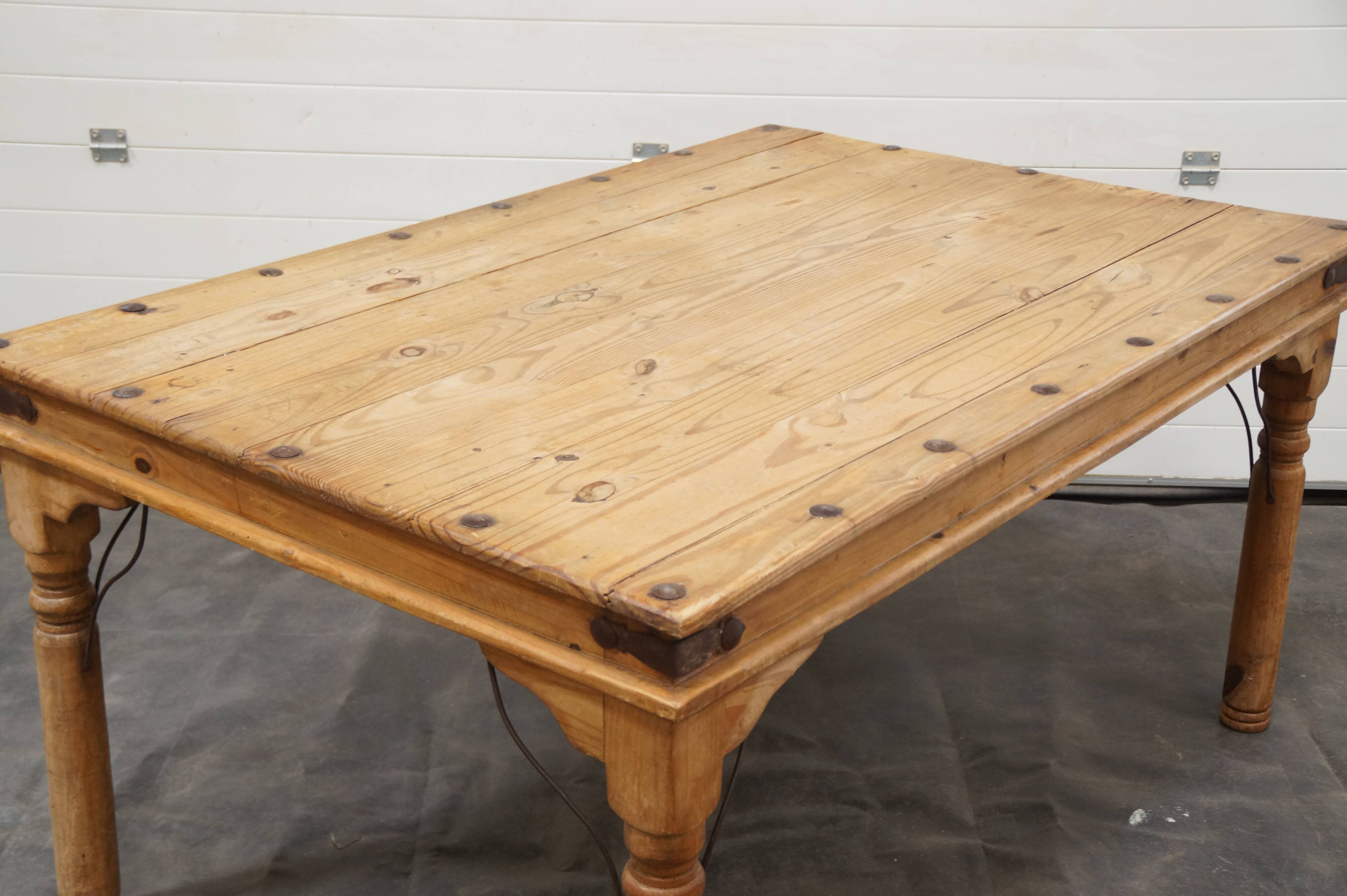 Old pine table