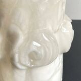 Vintage alabaster stone pencil pot