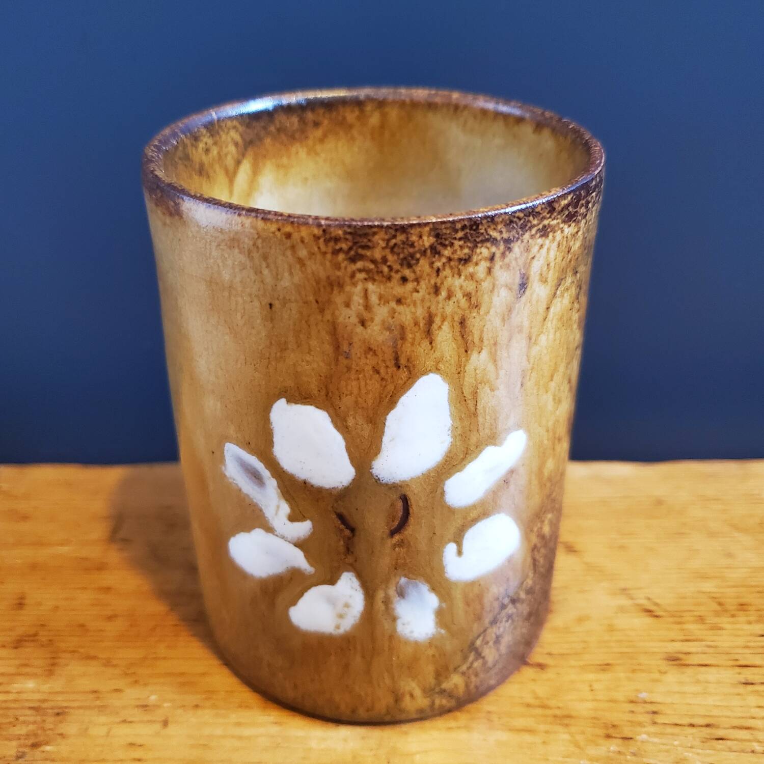 Pot signed La Roue Vallauris in ceramic