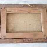 Old Oil on Wood Painting Signed & Framed