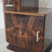Pair of bedside tables by Jindrich Halabala for Up Zavody art deco 1950