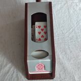 Mahogany croupier's shoe