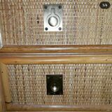 Commode bambou/laiton Dal Vera 1960