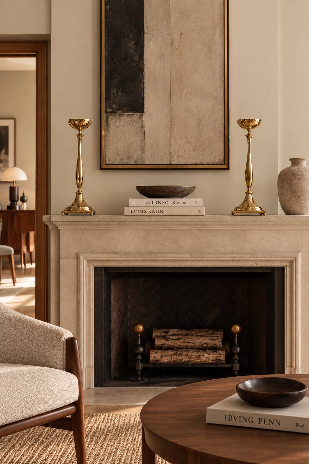 Scandinavian Modern Brass Candlesticks by Gunnar Ander for Ystad Metall