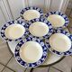 Set of 6 hollow plates Badonviller 30s