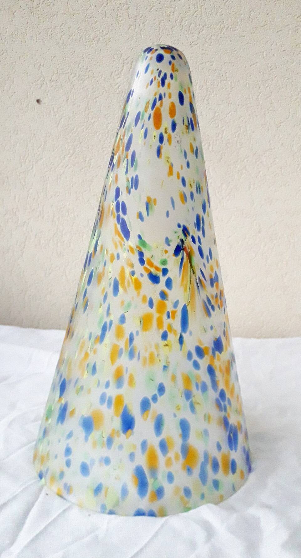 Teepee glass lampshade