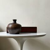 Glazed stoneware neck vase, France 1950
