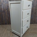 Wooden semainier, off-white