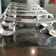 Set de 6 porte couteaux inox