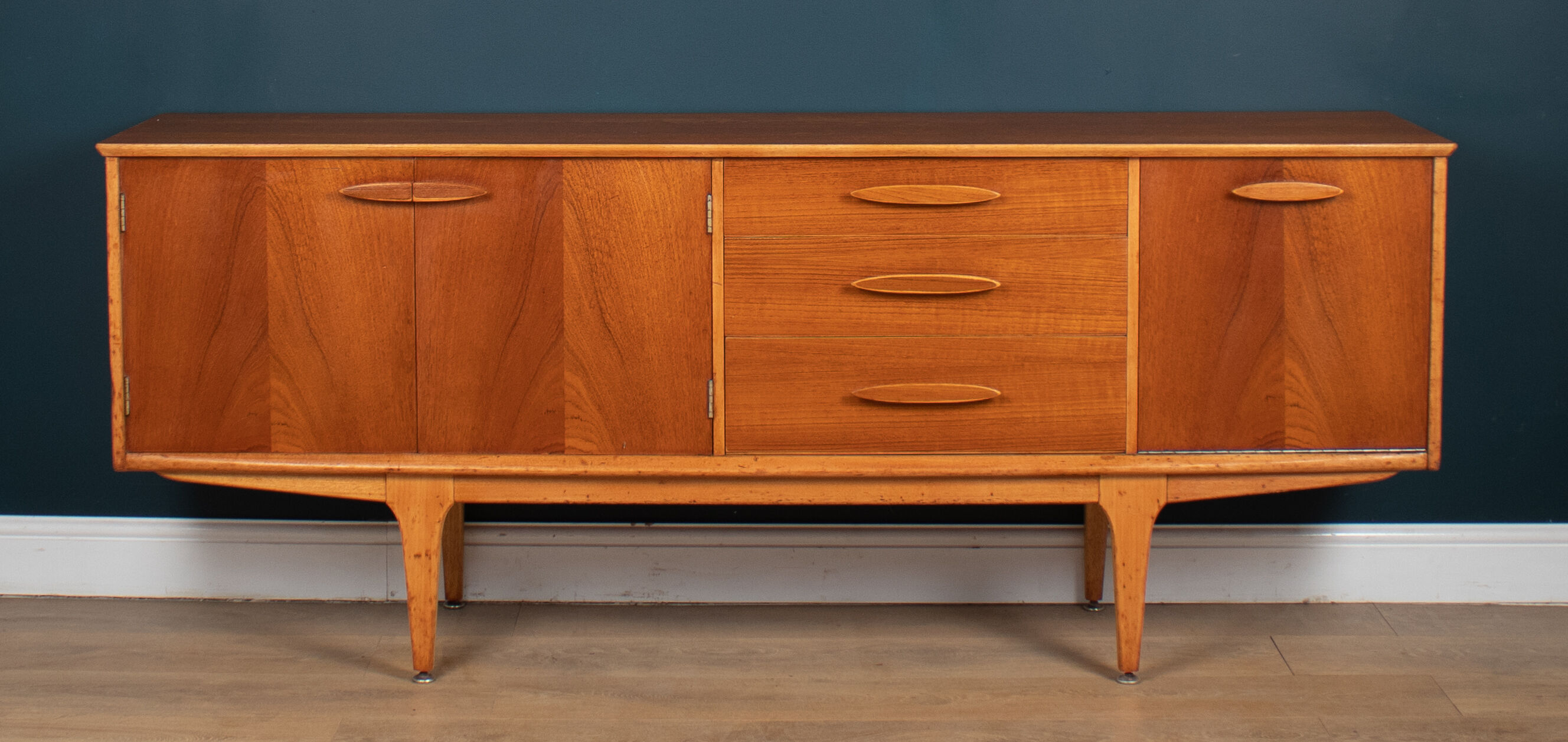 Retro Teak 1960s Jentique Long Sideboard