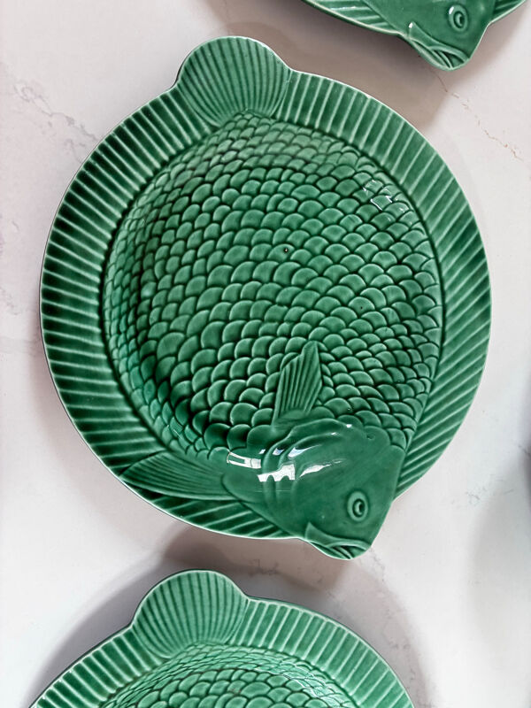 Assiette plates sarreguemines Service à poisson
