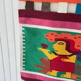 Vintage mexican decorative tapestry
