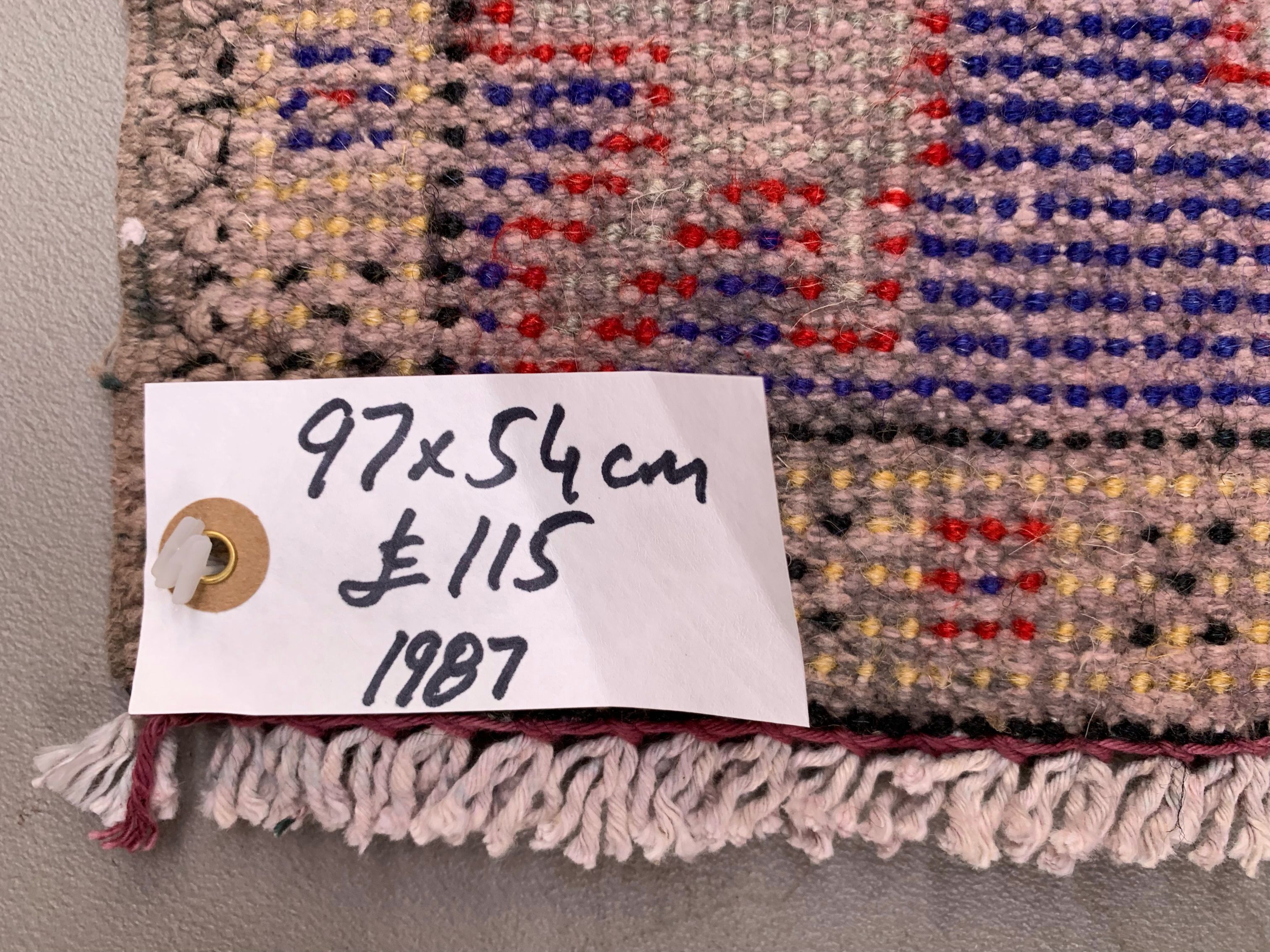 Small Vintage Turkish Rug 97x54 cm, Short Runner, Tribal, Shabby Chic