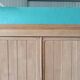 Raw oak cabinet
