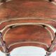 Antique guéridon with 3 levels in "bean" shape.