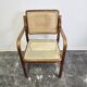 Fauteuil en bois cintré des années 60