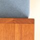 Minimalist mid-century phone / reading bench, oak, Danish modern design, 1960s / 1970s