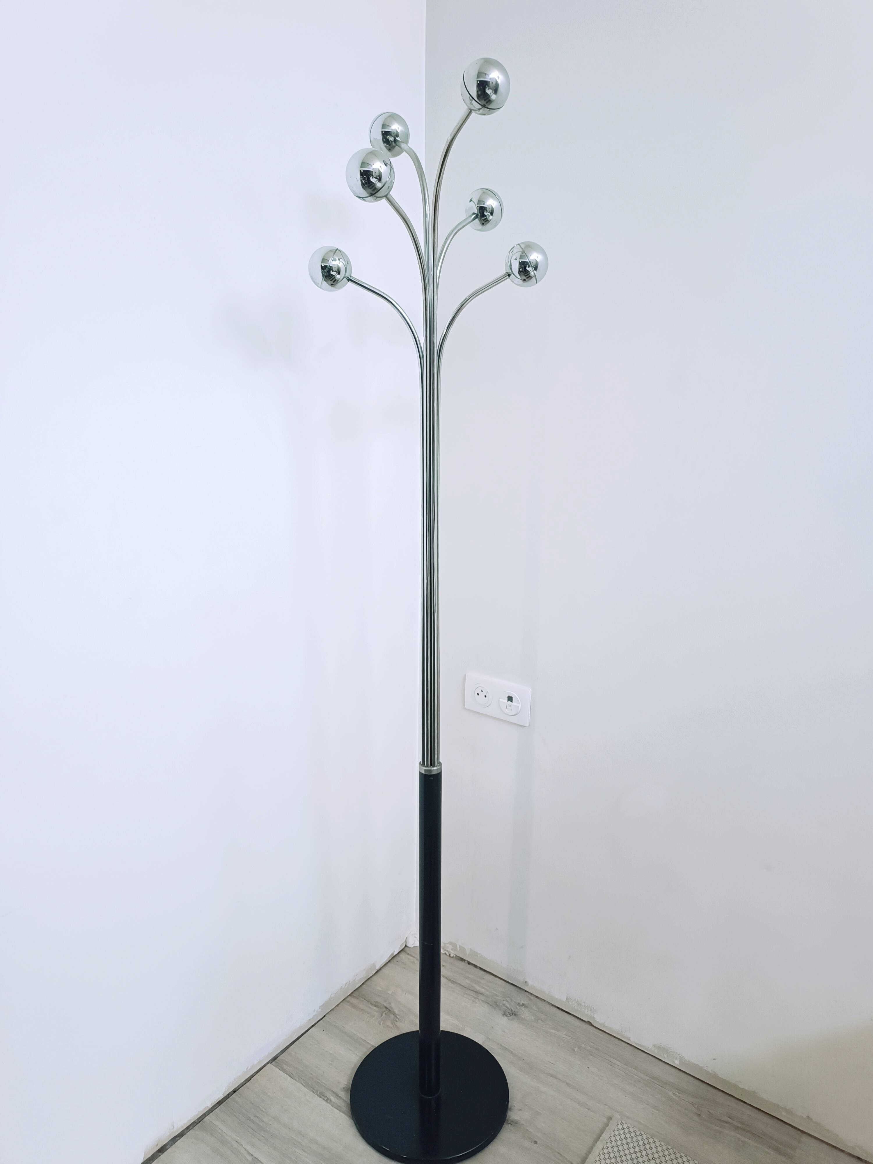 Cylindrical Design Coat Rack by Fase 1970s