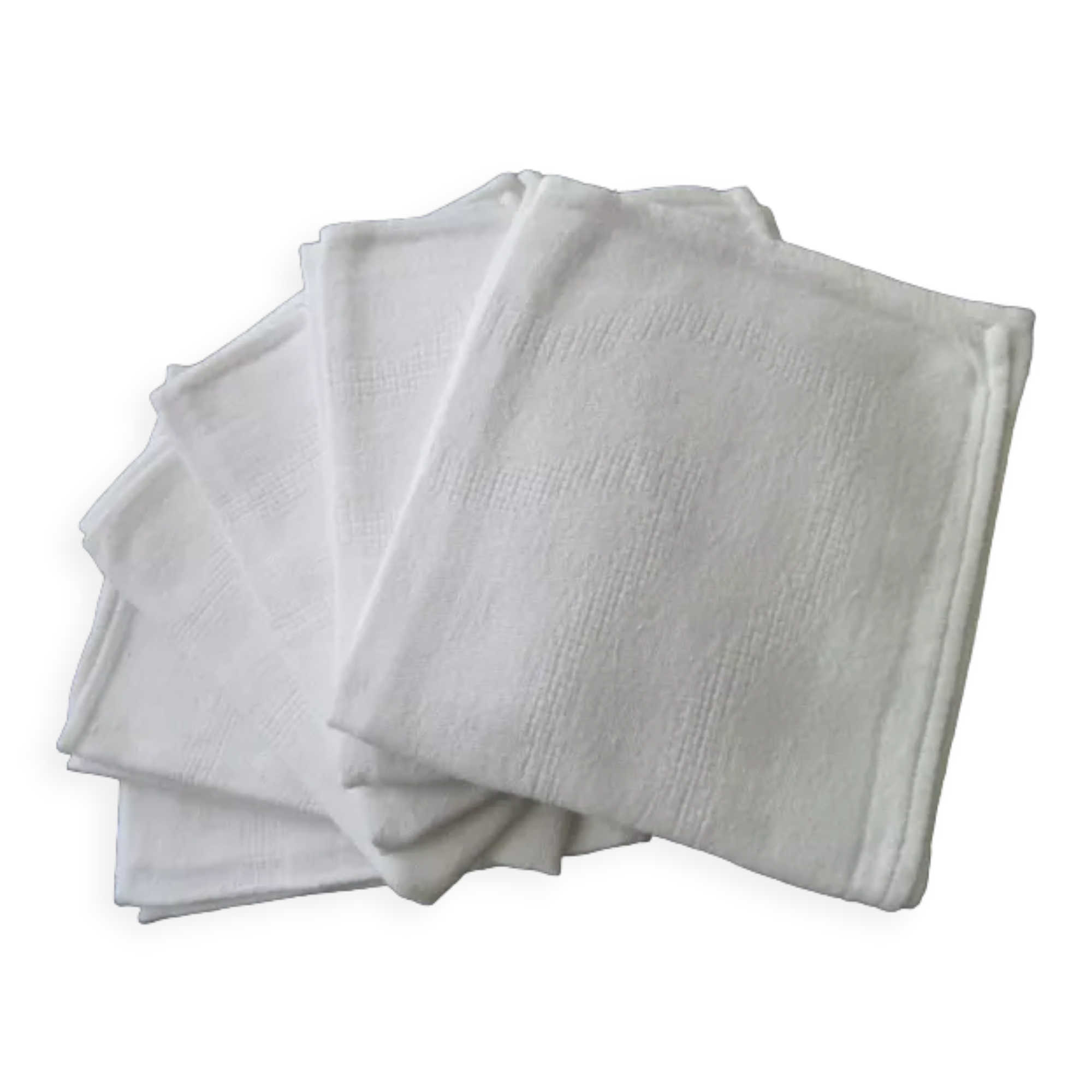 Set of 6 cotton napkins damask 45 x 53 cm