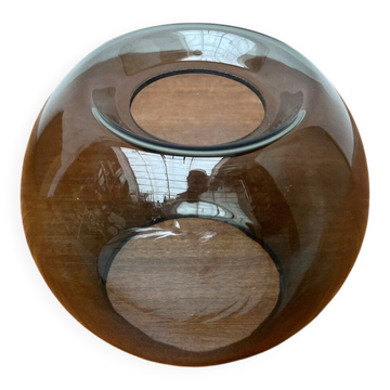 Mid-Century Modern Danish Spare Glass Pendant Lamp from Nordisk Solar, 1960s