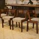 Set of 4 Scandinavian chairs from the 1960s.